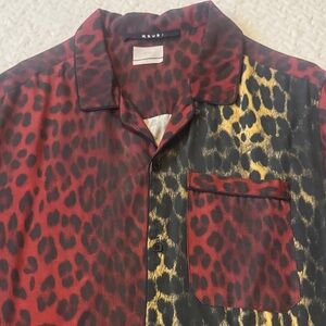 Ksubi Multicolor Leopard Print Shirt